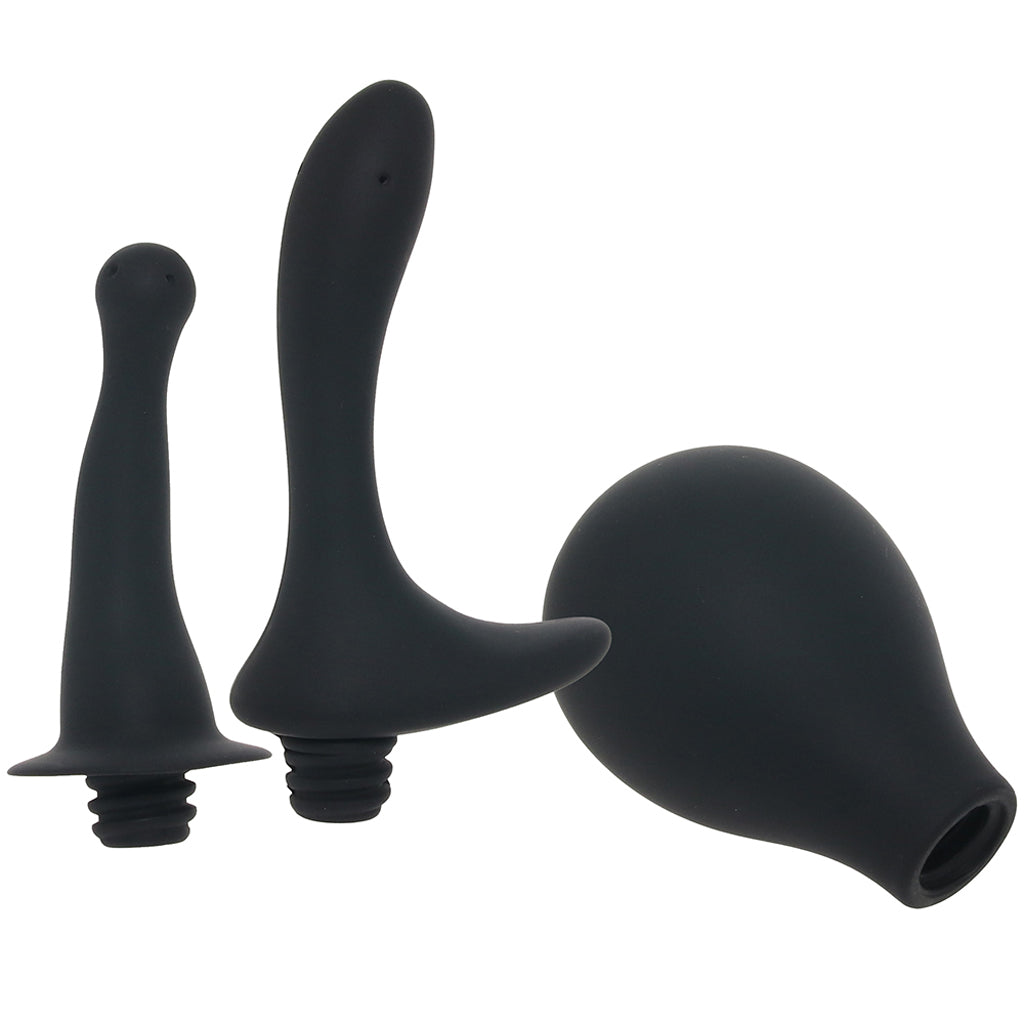 Ez-In Dual Pleasure Douche - Tophatter's Adult Sex Toys Online Anal Sex Toys > Douche and Enema - Tophatter Daily Deals