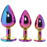 Ouch! Venice Collection Metal Anal Plug Set - Tophatter's Adult Sex Toys Online Anal Sex Toys > Butt Plugs - Tophatter Daily Deals