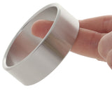 Rock Solid The Brushed Alloy Cock Ring in X-Large Cock Rings - Tophatter Daily Deals