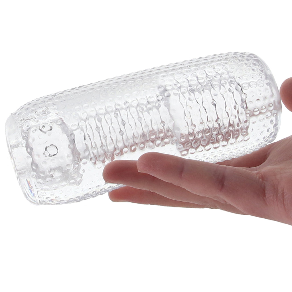 Royce Crystal Masturbator in Clear - Tophatter's Adult Products Male Masturbators > Pocket Strokers - Tophatter Daily Deals