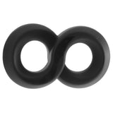 Ultra-Soft Crazy 8 Cock Ring in Black Cock Rings - Tophatter Daily Deals