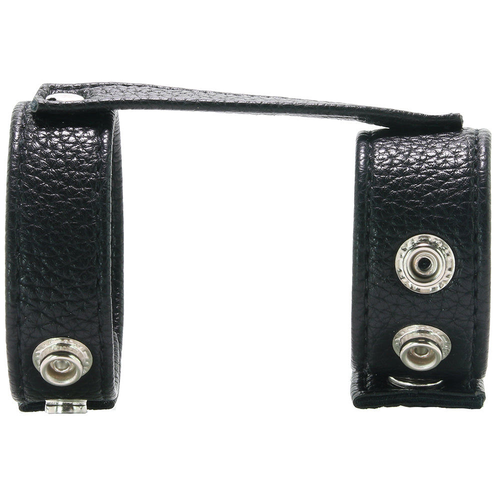 Blue Line Duo Snap Cock and Ball Ring Bondage and Fetish > Cock and Ball Devices - Tophatter Daily Deals