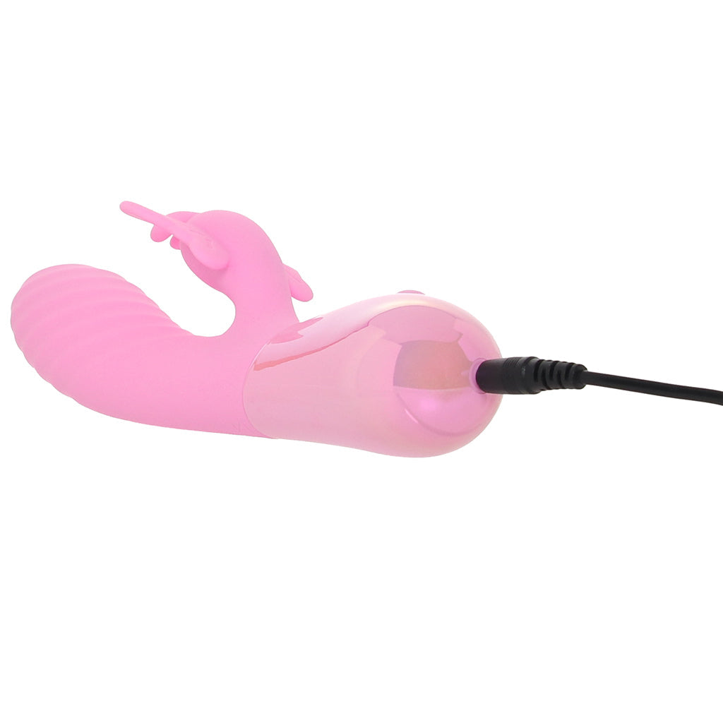 Aura Dual Flutter Rabbit Vibe - Tophatter's Vibrator Deals Online Vibrators > Rabbit Vibrators - Tophatter Daily Deals