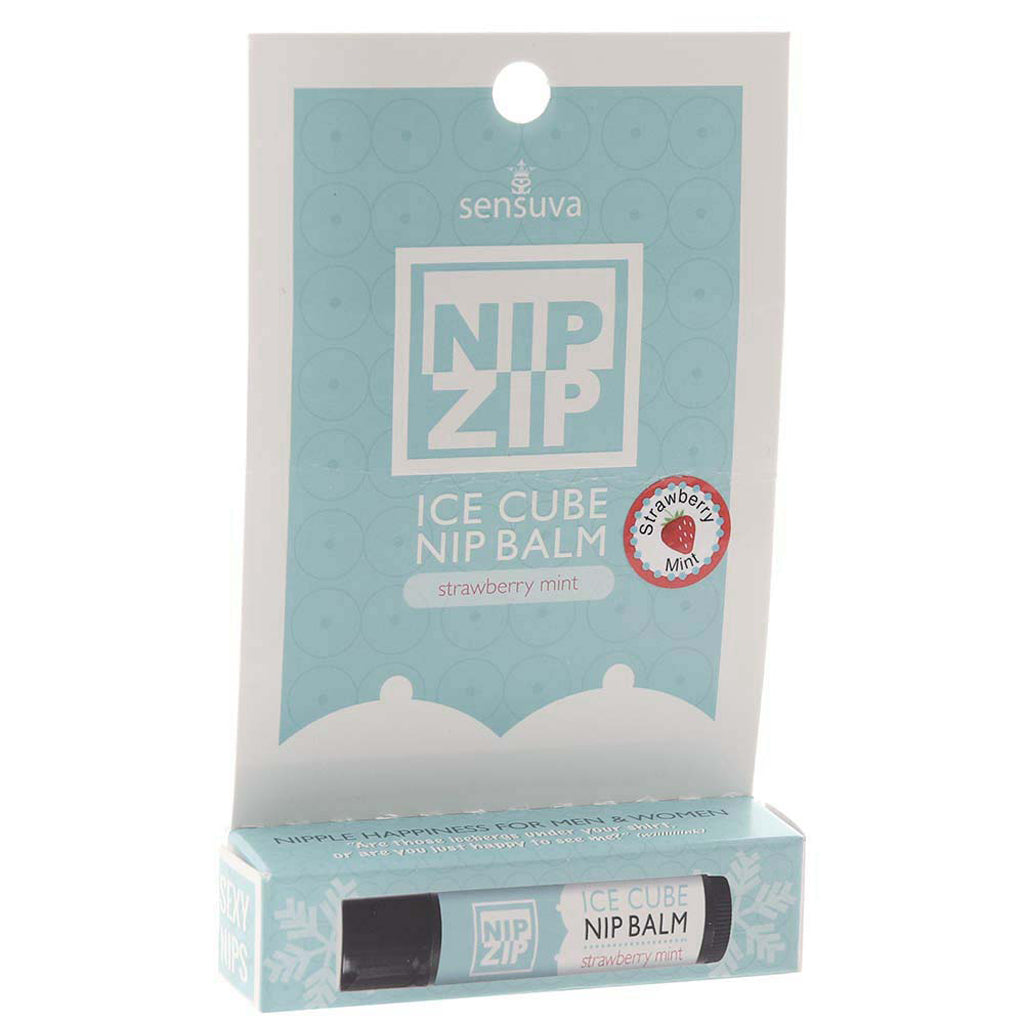 Nip Zip Ice Cube Nip Balm in Strawberry Mint - Tophatter's Adult Products Lubes and Lotions > Female Enhancement - Tophatter Daily Deals