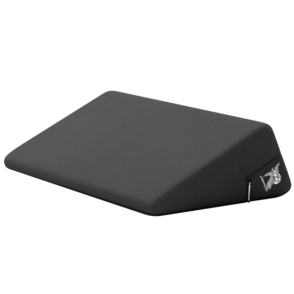 Wedge Sex Pillow in Velvet Black Sex Furniture > Sex Machine - Tophatter Daily Deals