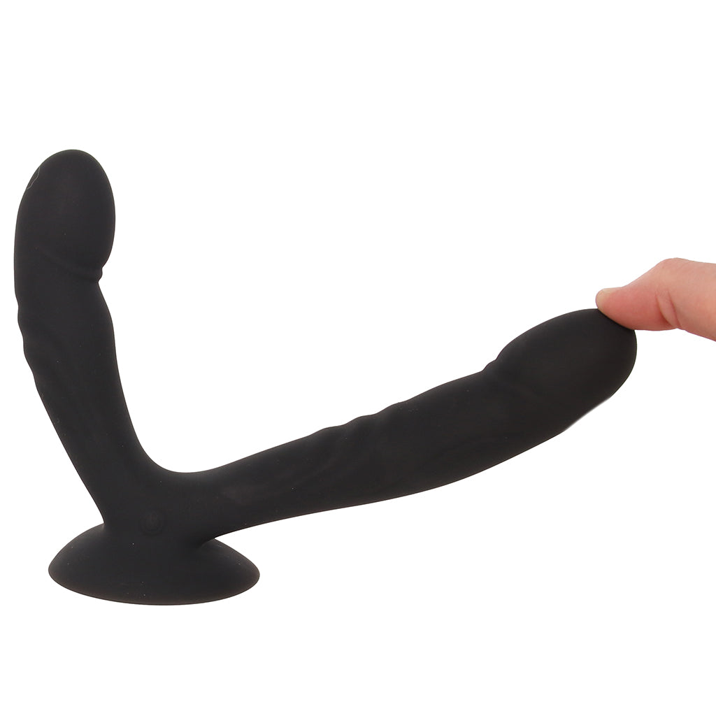Inya Duet Vibrating Double Dildo in Black Vibrators > Double Penetration - Tophatter Daily Deals