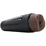 Main Squeeze Original ULTRASKYN Pussy Stroker in Chocolate Male Masturbators > Self-Contained Strokers - Tophatter Daily Deals