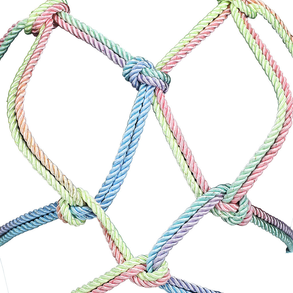Ouch! 32.8'/10m Bondage Rope in Pastel Rainbow - Tophatter's Adult Sex Toys Online Bondage and Fetish > Restraints - Tophatter Daily Deals