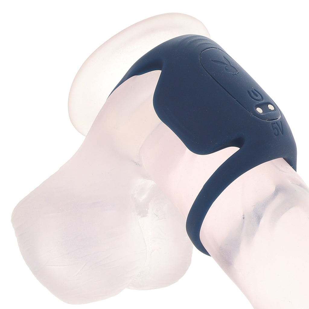 Playboy Jet Pack Vibrating Shaft Sleeve - Tophatter's Adult Products Cock Rings - Tophatter Daily Deals