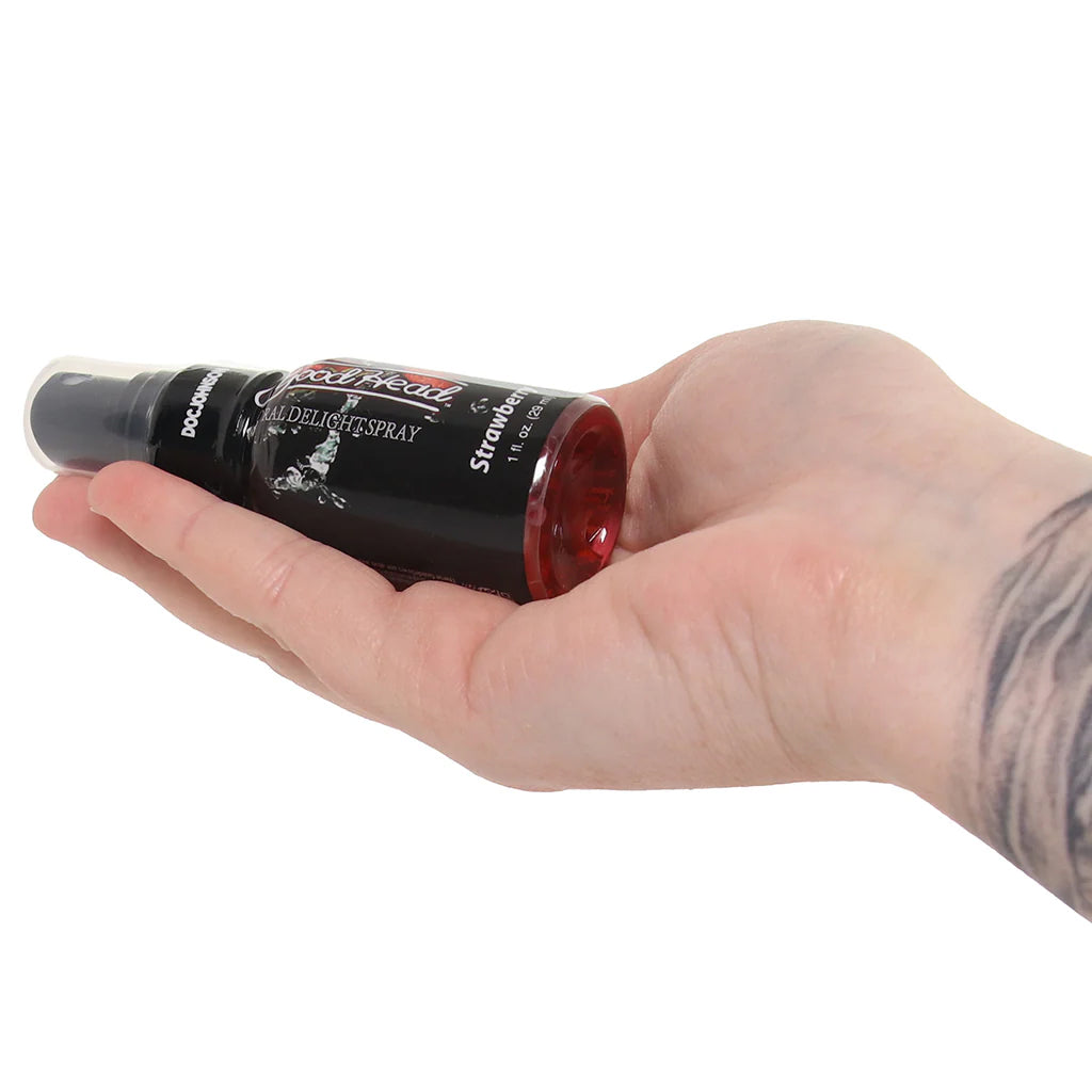 GoodHead Oral Delight Spray 1oz in Strawberry Lubes and Lotions > Flavored Sex Lubes - Tophatter Daily Deals