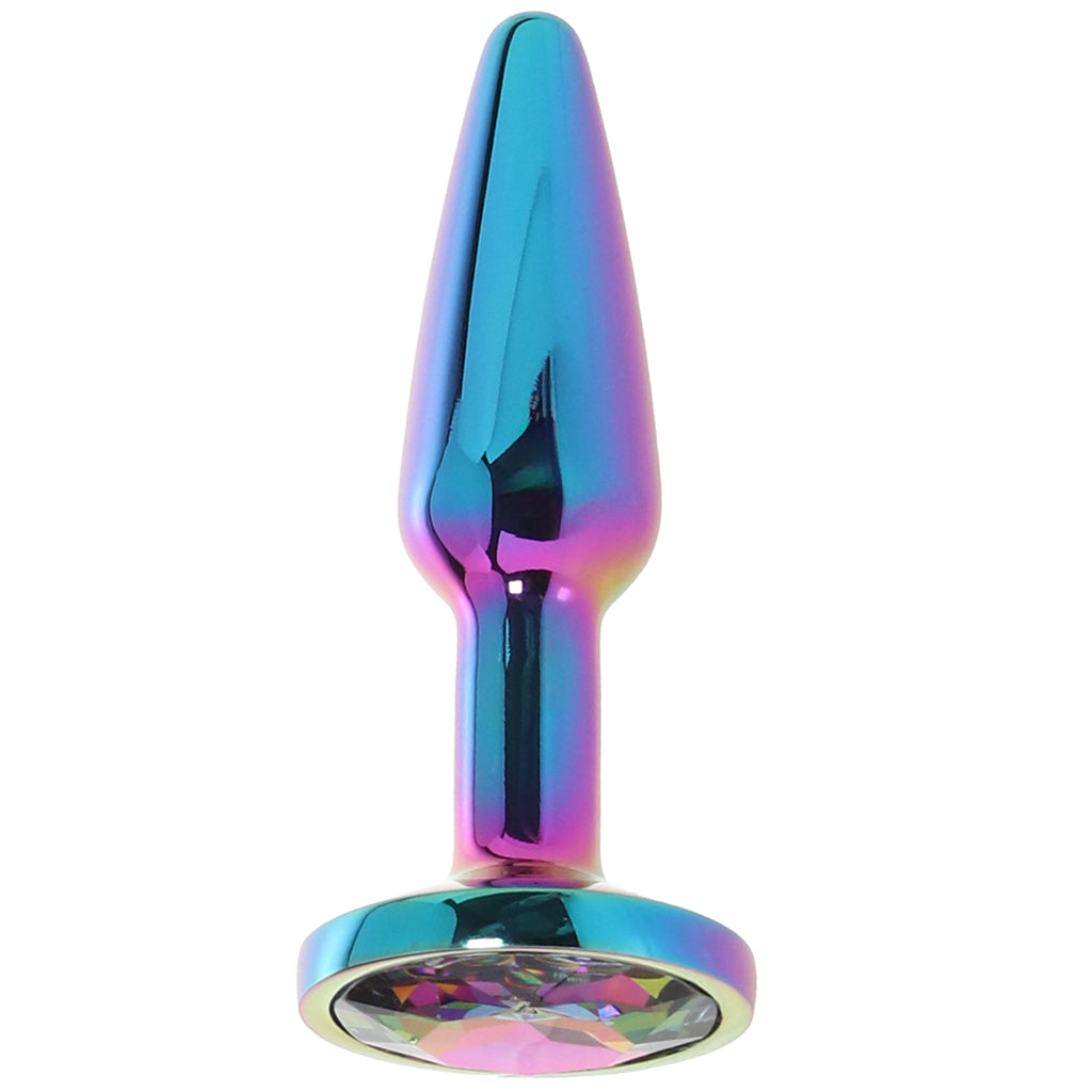Rear Assets Small Tapered Butt Plug in Multicolour - Tophatter's Adult Sex Toys Online Anal Sex Toys > Butt Plugs - Tophatter Daily Deals