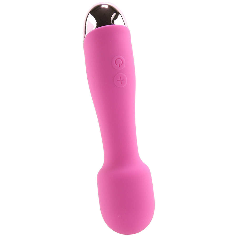 Mini Miracle Rechargeable Silicone Wand Massager Vibrators > Wands - Tophatter Daily Deals