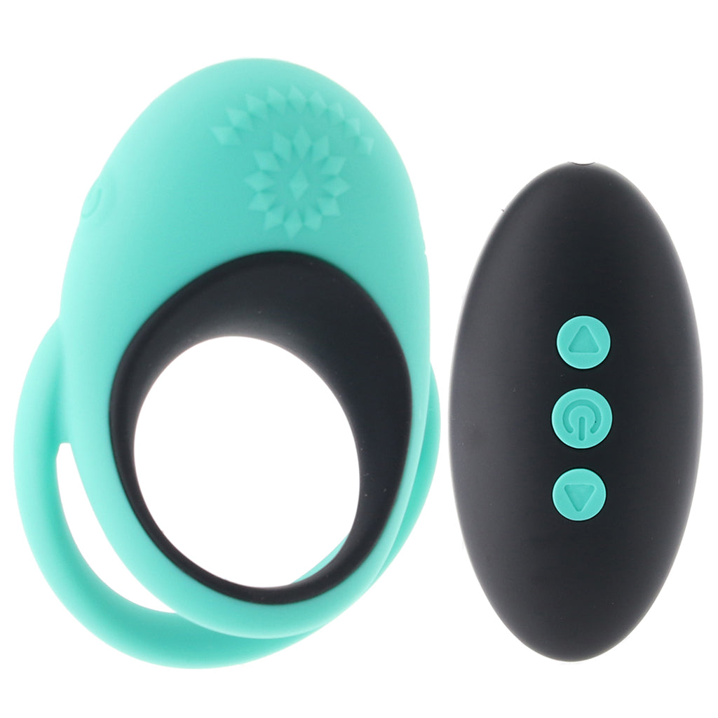 Link Up Remote Alpha Vibrating Dual Cock Ring Cock Rings - Tophatter Daily Deals