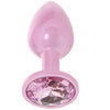 Rear Assets Pink Metal Butt Plug in Small Anal Sex Toys > Butt Plugs - Tophatter Daily Deals