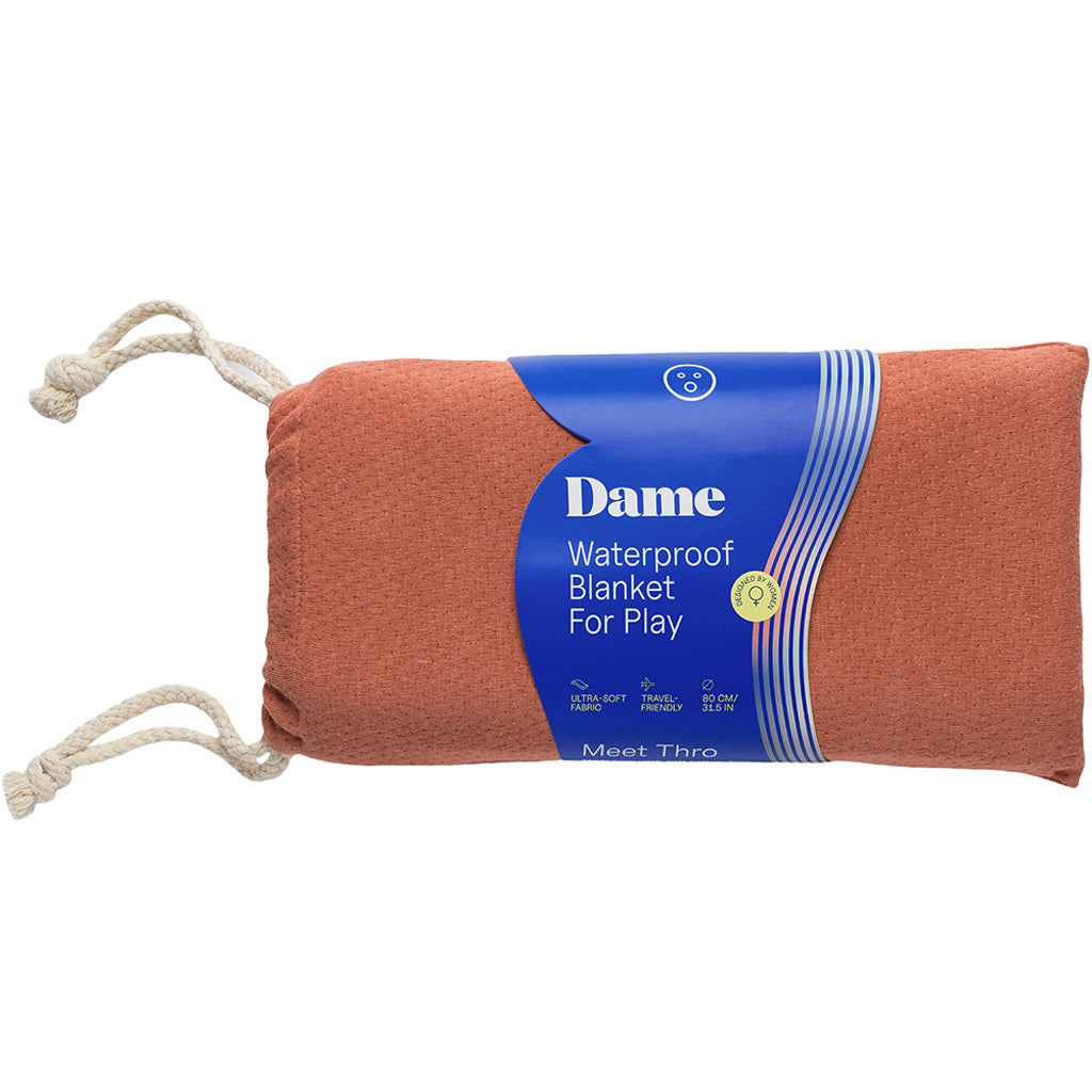 Dame Thro Travel Waterproof Blanket in Copper - Tophatter's Adult Sex Toys Online Bondage and Fetish > Tools & Accessories - Tophatter Daily Deals