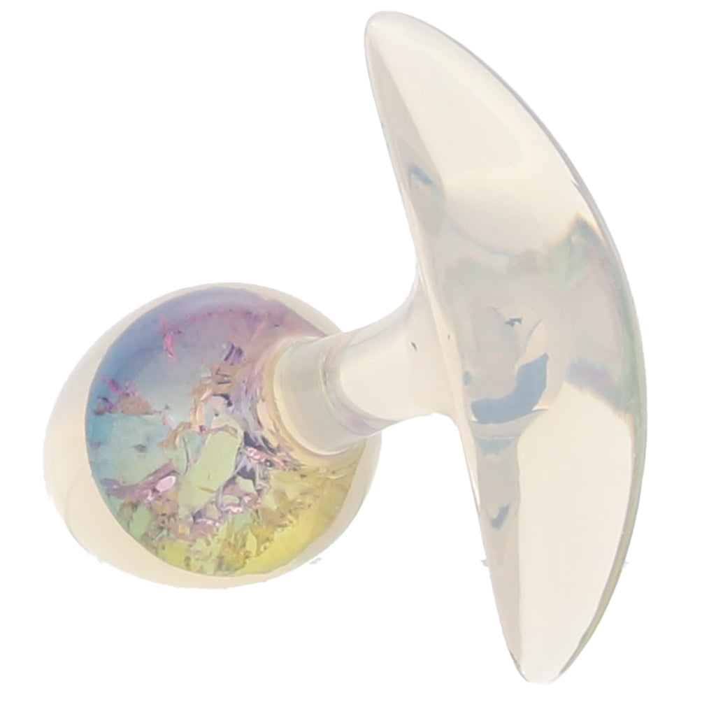 Glams Cosmic Rainbow Butt Plug in Small - Tophatter's Adult Sex Toys Online Anal Sex Toys > Butt Plugs - Tophatter Daily Deals