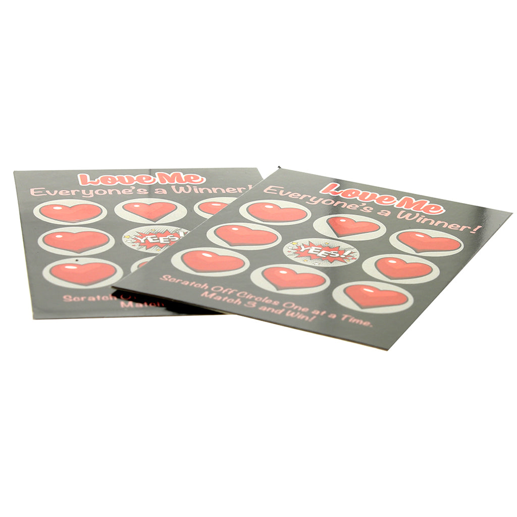 Love Me Lotto Scratch Card - Tophatter's Adult Products Sensual Love > Games - Tophatter Daily Deals