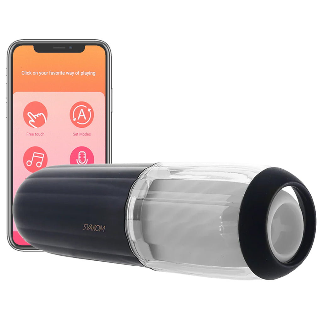 Alex Neo 2 Interactive Thrusting Masturbator in Dark Blue - Tophatter's Vibrator Deals Online Male Masturbators > Auto Strokers - Tophatter Daily Deals