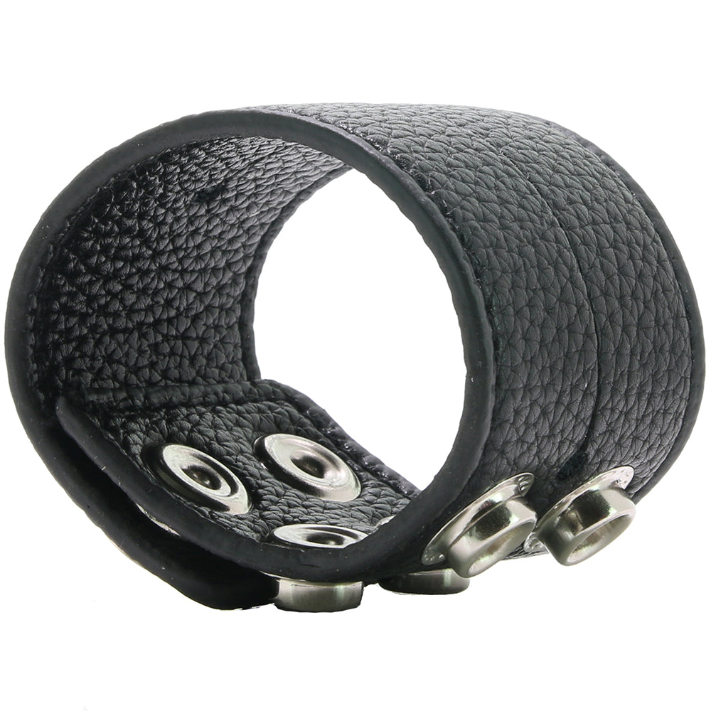 Blue Line 1.5 Inch Cock Ring with Ball Strap - Tophatter's Adult Sex Toys Online Bondage and Fetish > Cock and Ball Devices - Tophatter Daily Deals