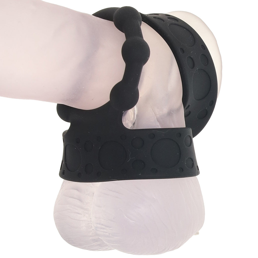 Magic Beaded Cock Ring with Adjustable Ball Straps Bondage and Fetish > Cock and Ball Devices - Tophatter Daily Deals