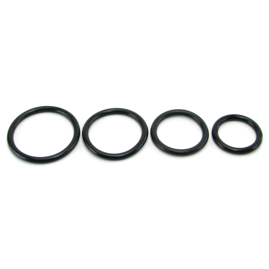 Rubber O-Ring 4 Pack - Tophatter's Adult Products Shop by Brand > Sex & Mischief - Tophatter Daily Deals