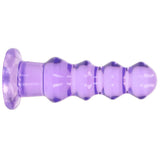 RealRock Crystal Clear Jelly 5.5 Inch Curvy Dildo in Purple Dildo Sex Toys > Anal Dildos - Tophatter Daily Deals