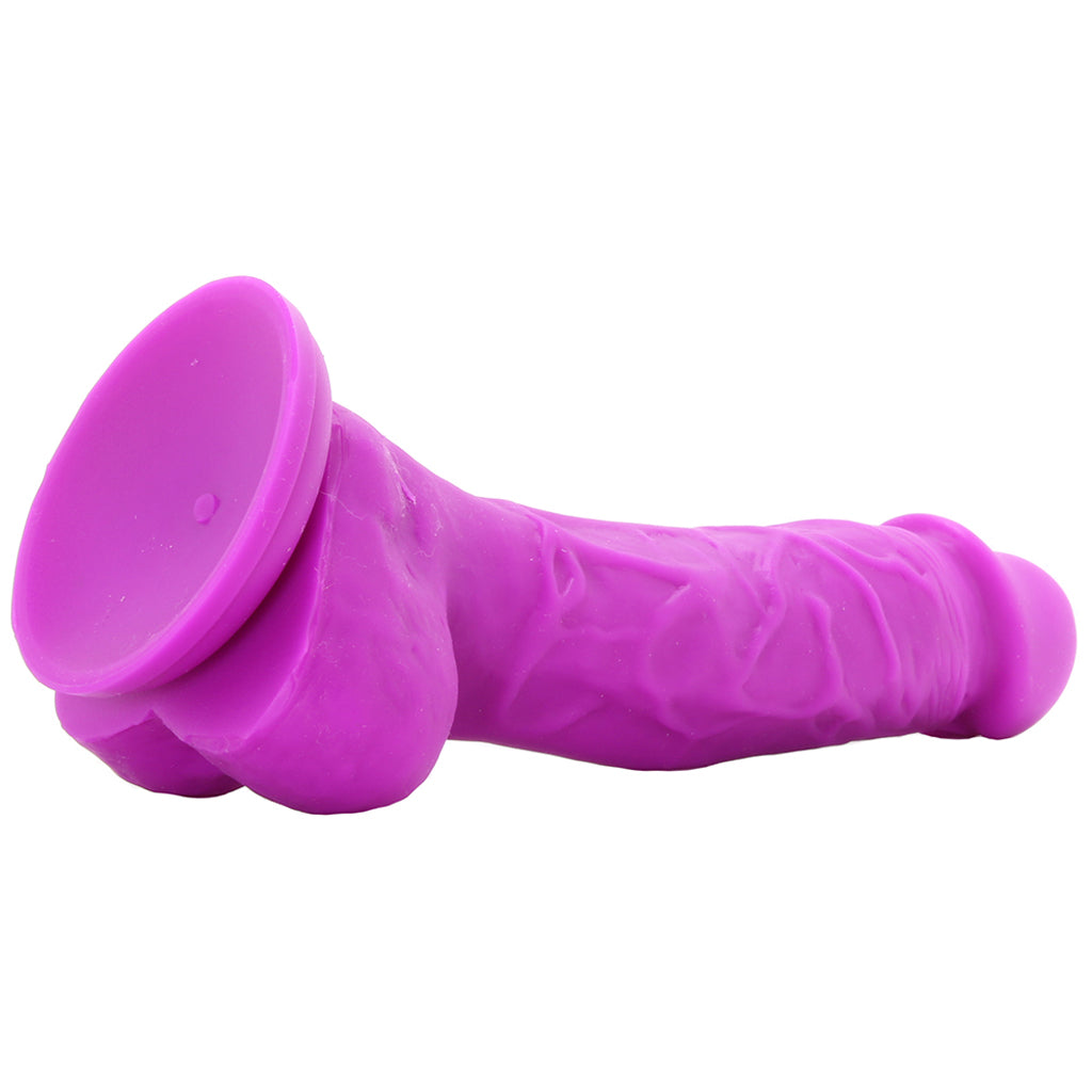 Colours 5 Inch Dual Density Silicone Dildo in Purple - Tophatter's Adult Products Dildo Sex Toys > Realistic Dildos - Tophatter Daily Deals