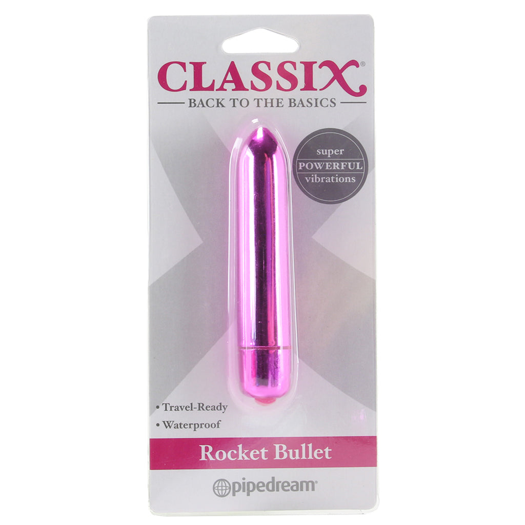 Back to the Basics Rocket Bullet Vibe in Pink Vibrators > Bullet and Egg Vibrators - Tophatter Daily Deals