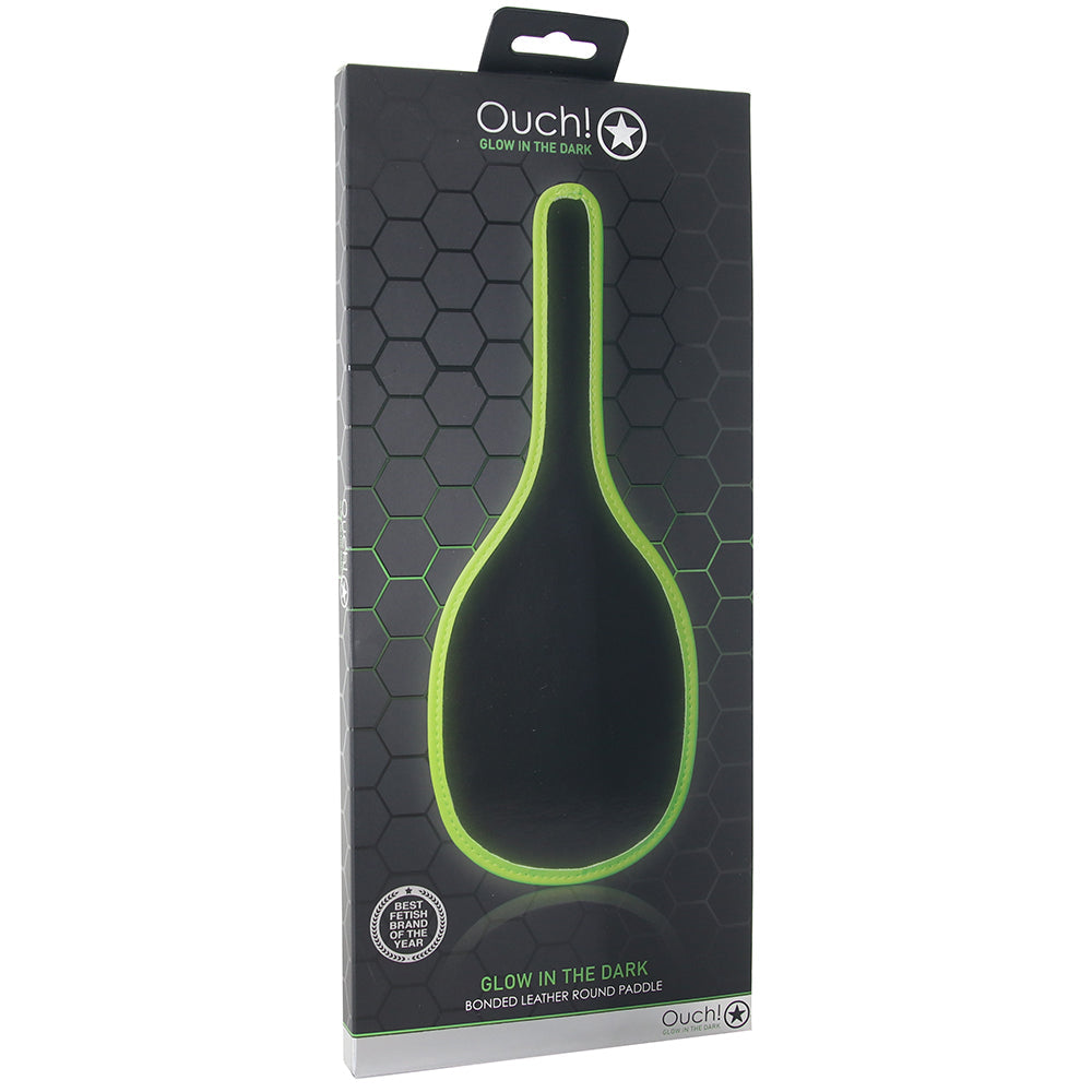 Ouch! Glow In The Dark Round Paddle Bondage and Fetish > Whips and Crops - Tophatter Daily Deals