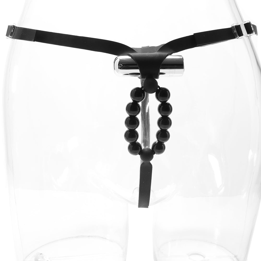 Lover's Cheeky Thong with Stroker Beads - Tophatter's Adult Sex Toys Online Vibrators > Wearable & Panty Vibrators - Tophatter Daily Deals