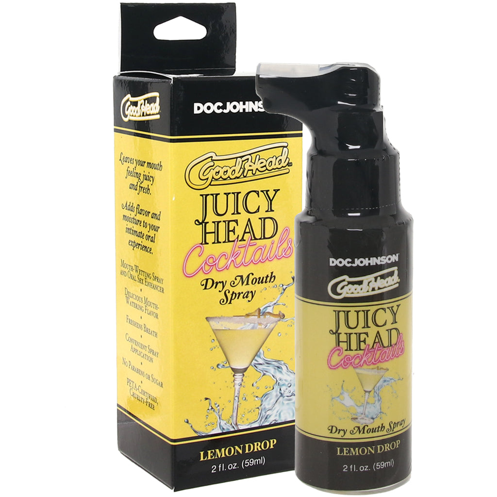 GoodHead Juicy Mouth Spray 2oz/59ml in Lemon Drop Lubes and Lotions > Flavored Sex Lubes - Tophatter Daily Deals