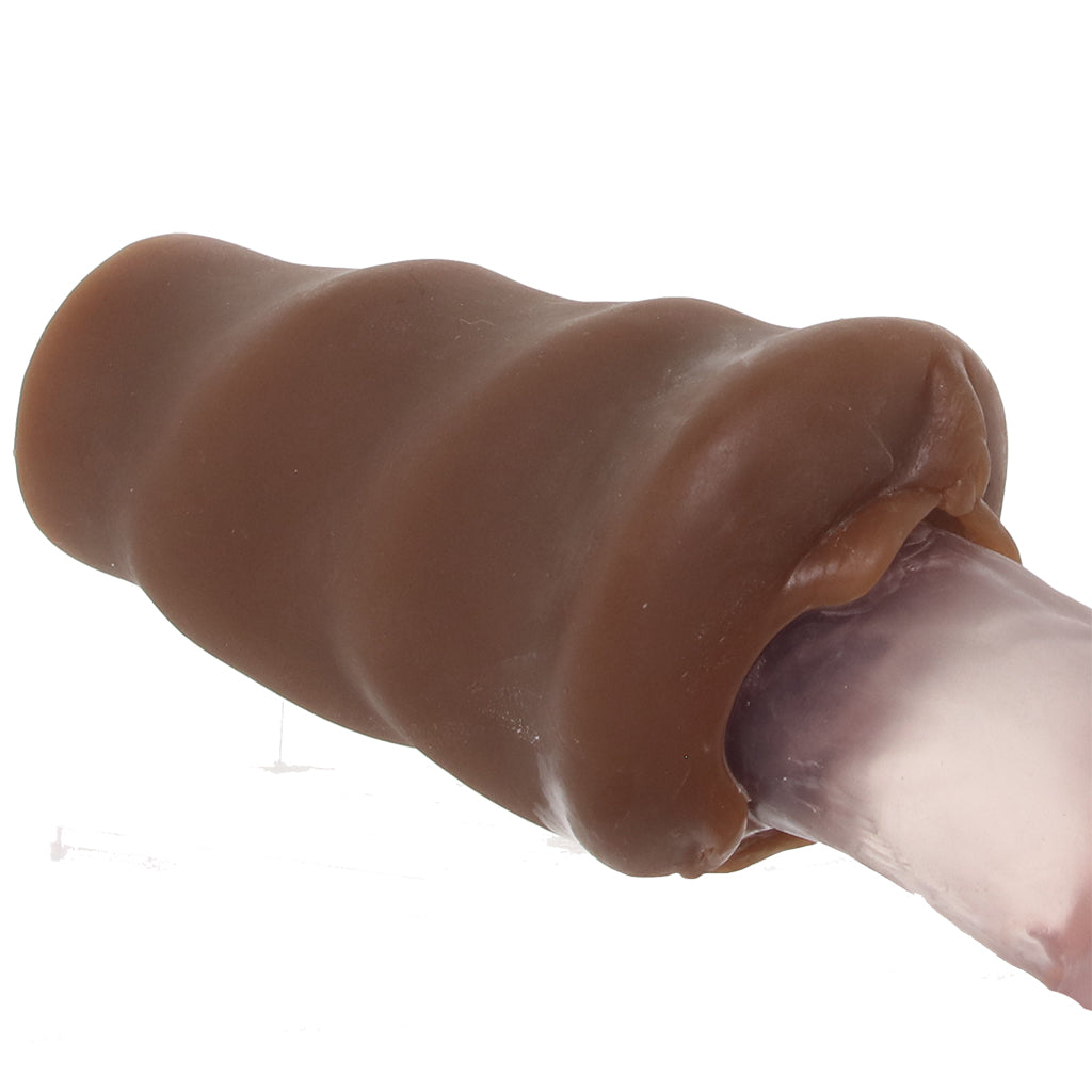 Vivid Raw Pound It Pure Skin Stroker in Brown Male Masturbators > Pocket Strokers - Tophatter Daily Deals