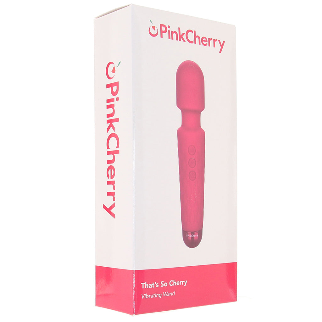 PinkCherry That's So Cherry Wand Vibrators > Wands - Tophatter Daily Deals
