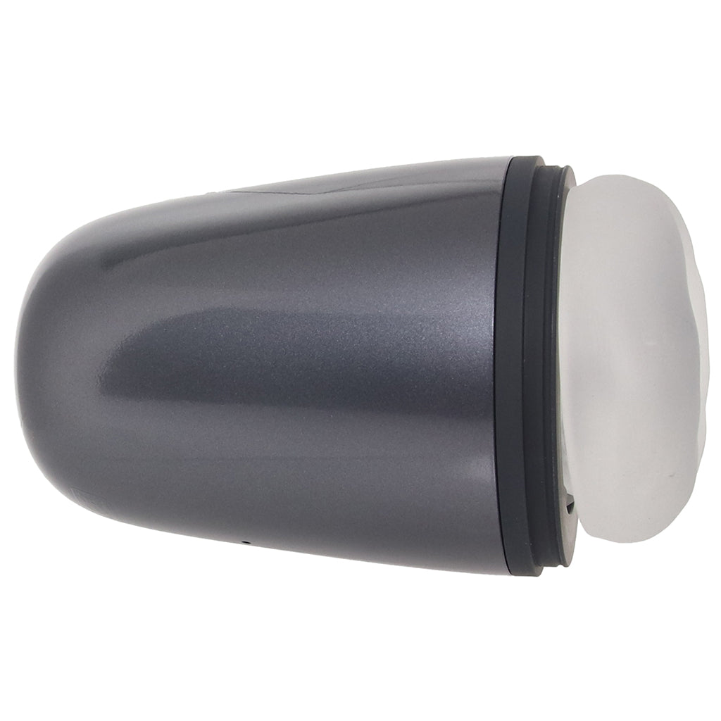 Pumped Vibrobator Masturbator in Gunmetal - Tophatter's Adult Sex Toys Online Male Masturbators > Auto Strokers - Tophatter Daily Deals