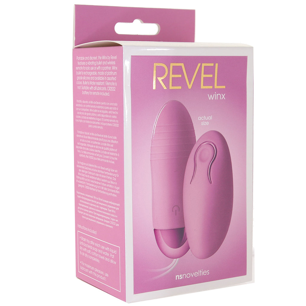 Revel Winx Remote Bullet Vibe in Pink Vibrators > Bullet and Egg Vibrators - Tophatter Daily Deals