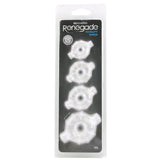 Renegade Vitality Cock Ring 4 Pack in Clear Cock Rings - Tophatter Daily Deals