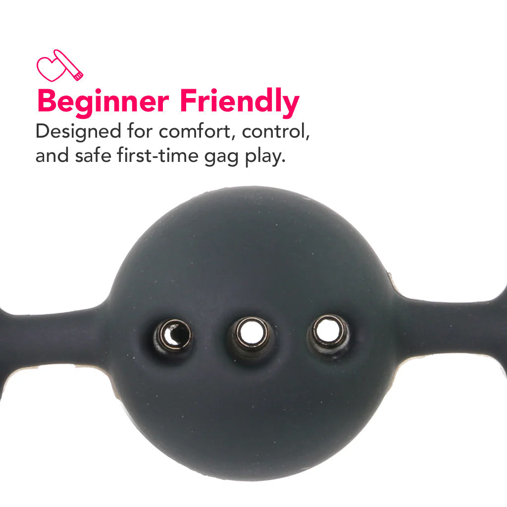 Saffron Breathable Ball Gag Bondage and Fetish > Ball Gags & Mouth Restraints - Tophatter Daily Deals