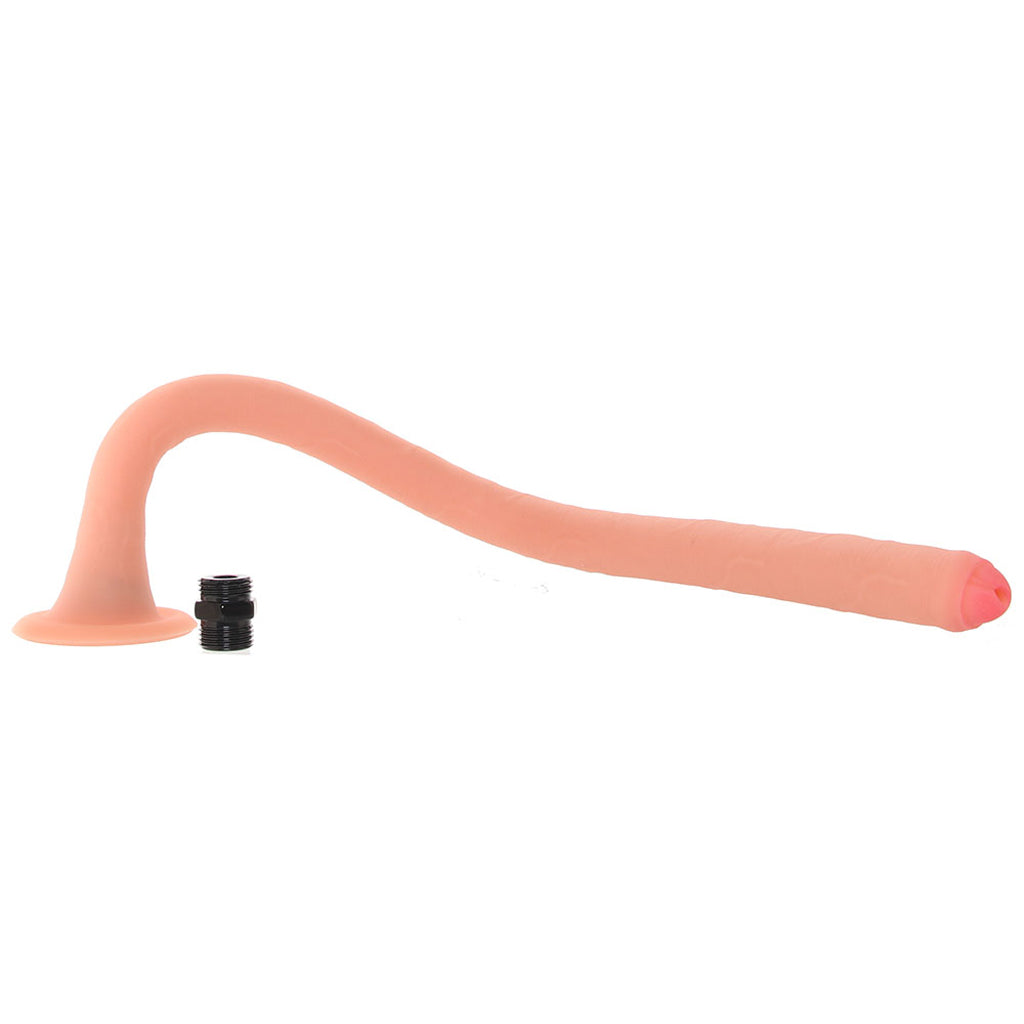 19 Inch Slim Realistic Silicone Enema Hose - Tophatter's Adult Sex Toys Online Anal Sex Toys > Douche and Enema - Tophatter Daily Deals