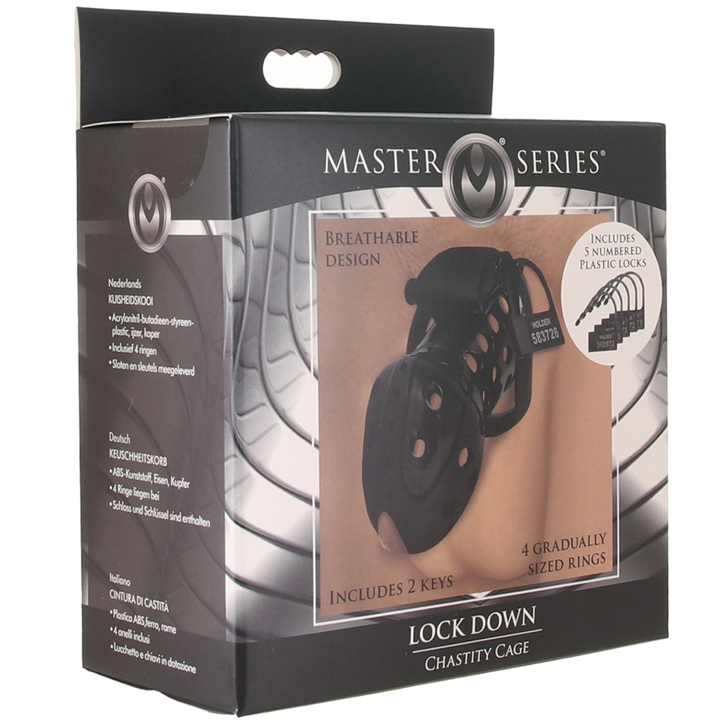 Master Series Lockdown Chastity Cage - Tophatter's Adult Sex Toys Online Bondage and Fetish > Cock and Ball Devices - Tophatter Daily Deals