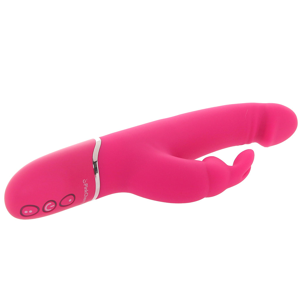 PinkCherry Warming Realistic Rabbit Vibe in Pink - Tophatter's Adult Sex Toys Online Vibrators > Rabbit Vibrators - Tophatter Daily Deals