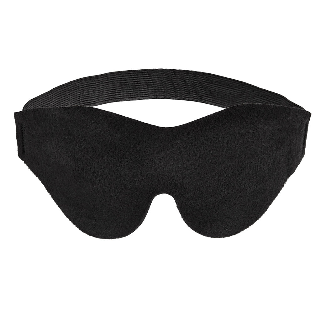 Soft Blindfold in Black - Tophatter's Adult Products Bondage and Fetish > Pleasure Masks and Dress Up Play - Tophatter Daily Deals