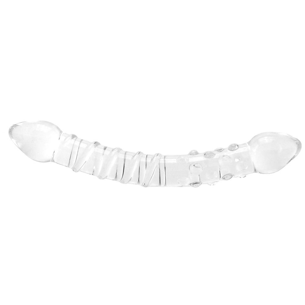 gläs Double Trouble Ridged Glass Dildo - Tophatter's Adult Products Dildo Sex Toys > Pyrex Glass Dildos - Tophatter Daily Deals