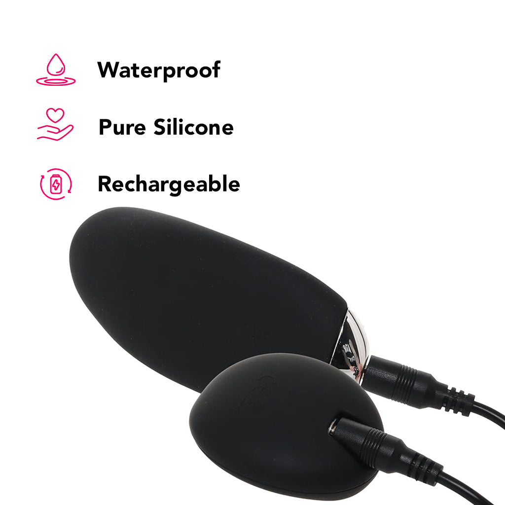 PinkCherry Remote Control Panty Vibe in Black Vibrators > Wearable & Panty Vibrators - Tophatter Daily Deals