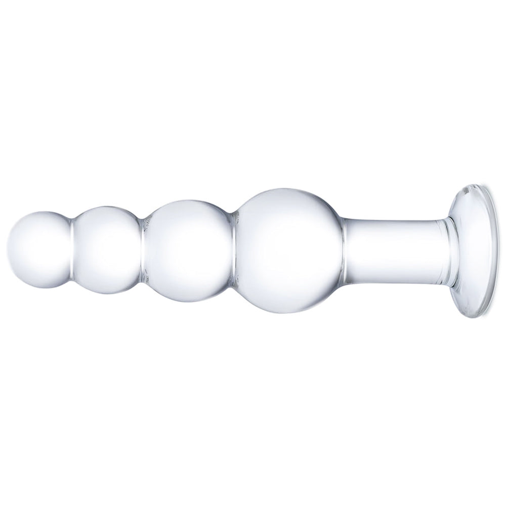 gläs 7.25 Inch Beaded Butt Plug - Tophatter's Adult Sex Toys Online Anal Sex Toys > Butt Plugs - Tophatter Daily Deals