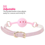 Ouch! Paris Collection Silicone Ball Gag in Pink Bondage and Fetish > Ball Gags & Mouth Restraints - Tophatter Daily Deals
