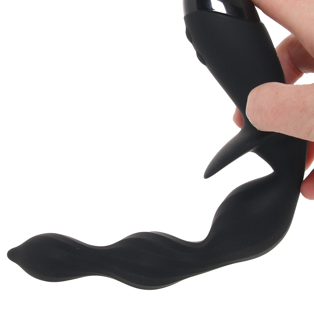 Ass-Station Deep Dive Beaded Anal Vibe - Tophatter's Adult Sex Toys Online Anal Sex Toys > Anal Vibrators - Tophatter Daily Deals