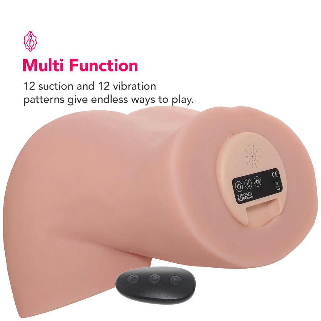 Stroker Kings Ultimate Booty Vibrating Masturbator Male Masturbators > Realistic Butts - Tophatter Daily Deals