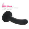 PinkCherry Premium 6 Inch Black Silicone Slim Anal Dildo Dildo Sex Toys > Anal Dildos - Tophatter Daily Deals