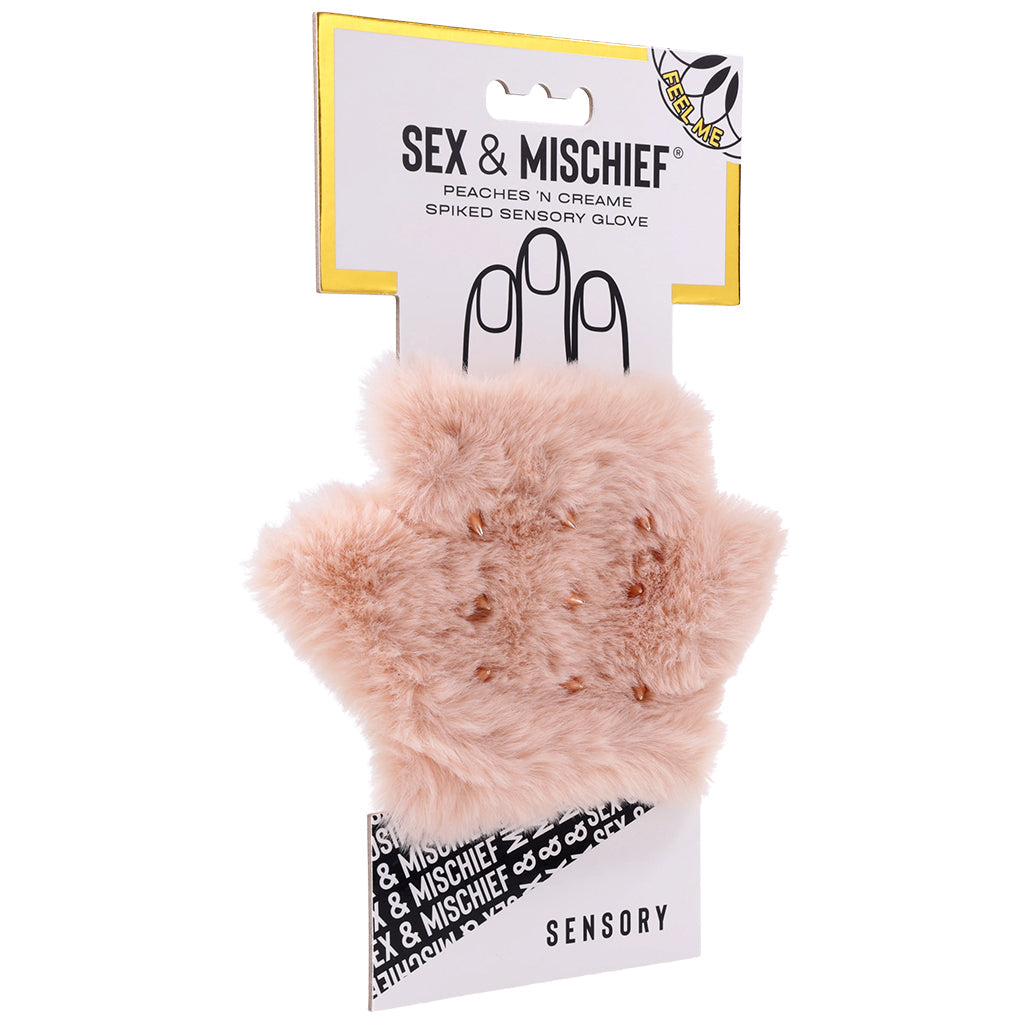 S&M Peaches 'n CreaMe Spiked Sensory Glove - Tophatter's Adult Sex Toys Online Bondage and Fetish > Tools & Accessories - Tophatter Daily Deals