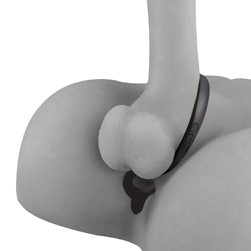 Anal Fantasy Ass-Gasm Beaded Cock Ring Plug in Black Cock Rings - Tophatter Daily Deals